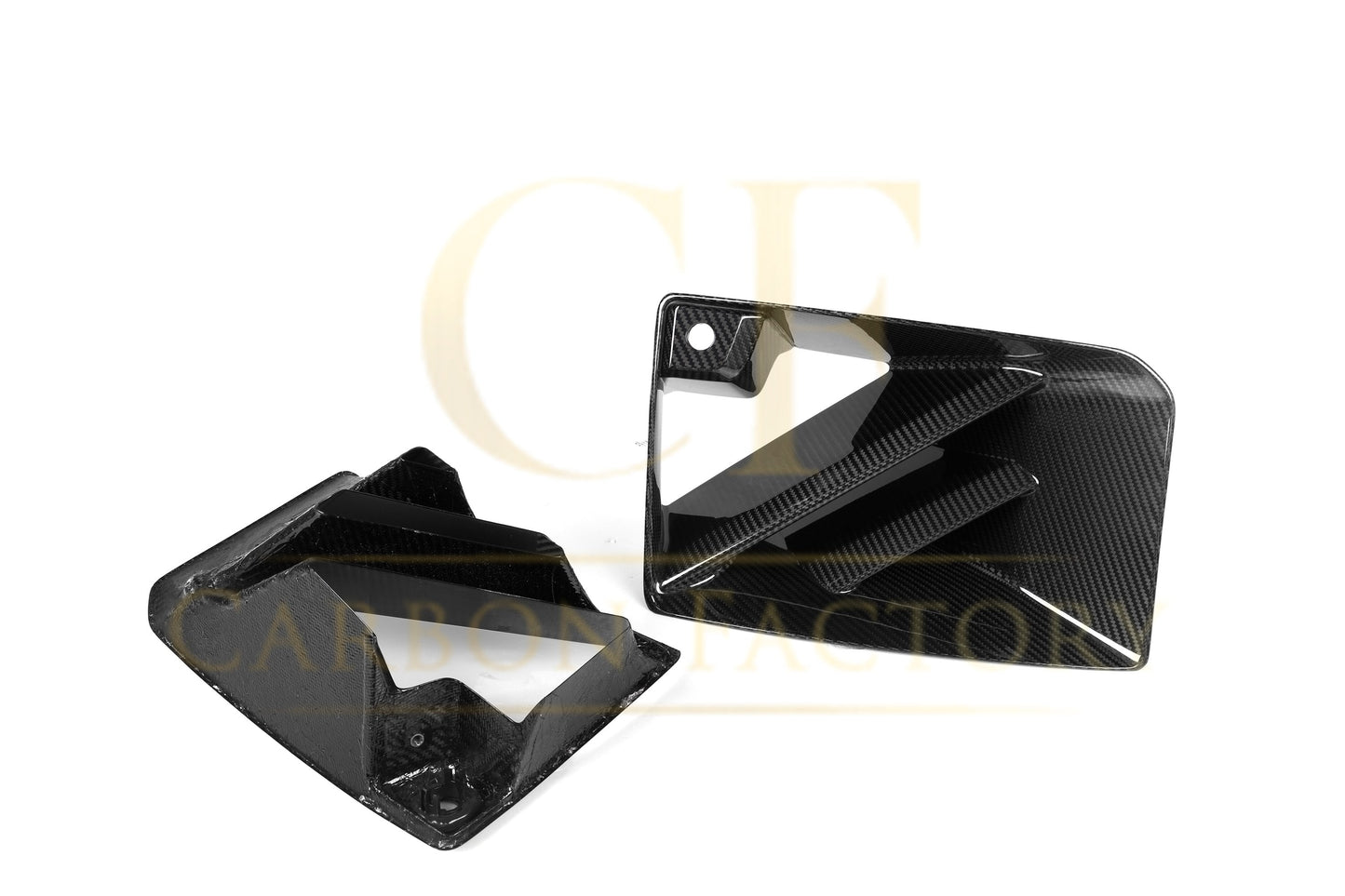 DS Style Pre-Preg Carbon Fibre Front Induction Trims for BMW G87 M2 23-Present-Carbon Factory