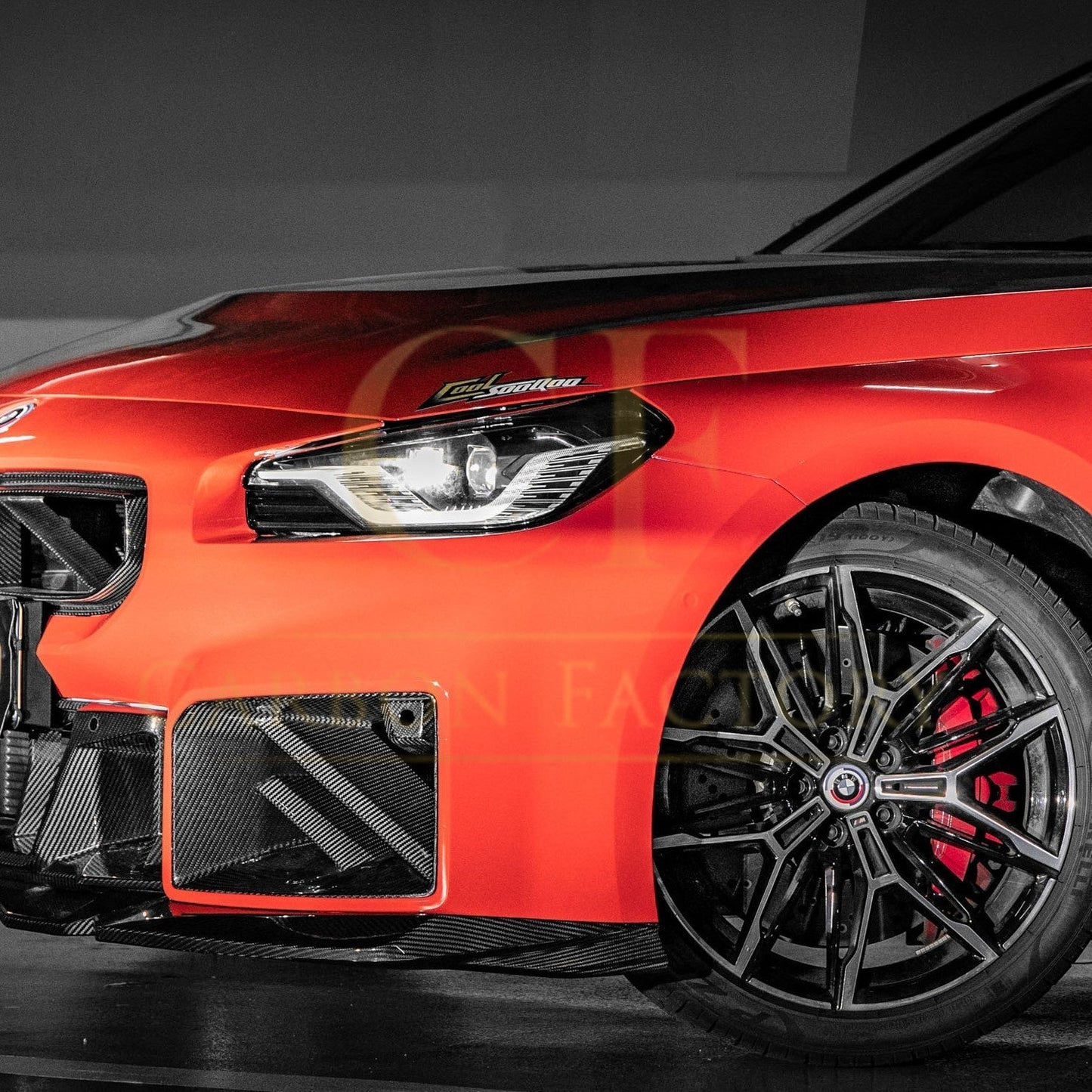 DS Style Pre-Preg Carbon Fibre Front Induction Trims for BMW G87 M2 23-Present-Carbon Factory