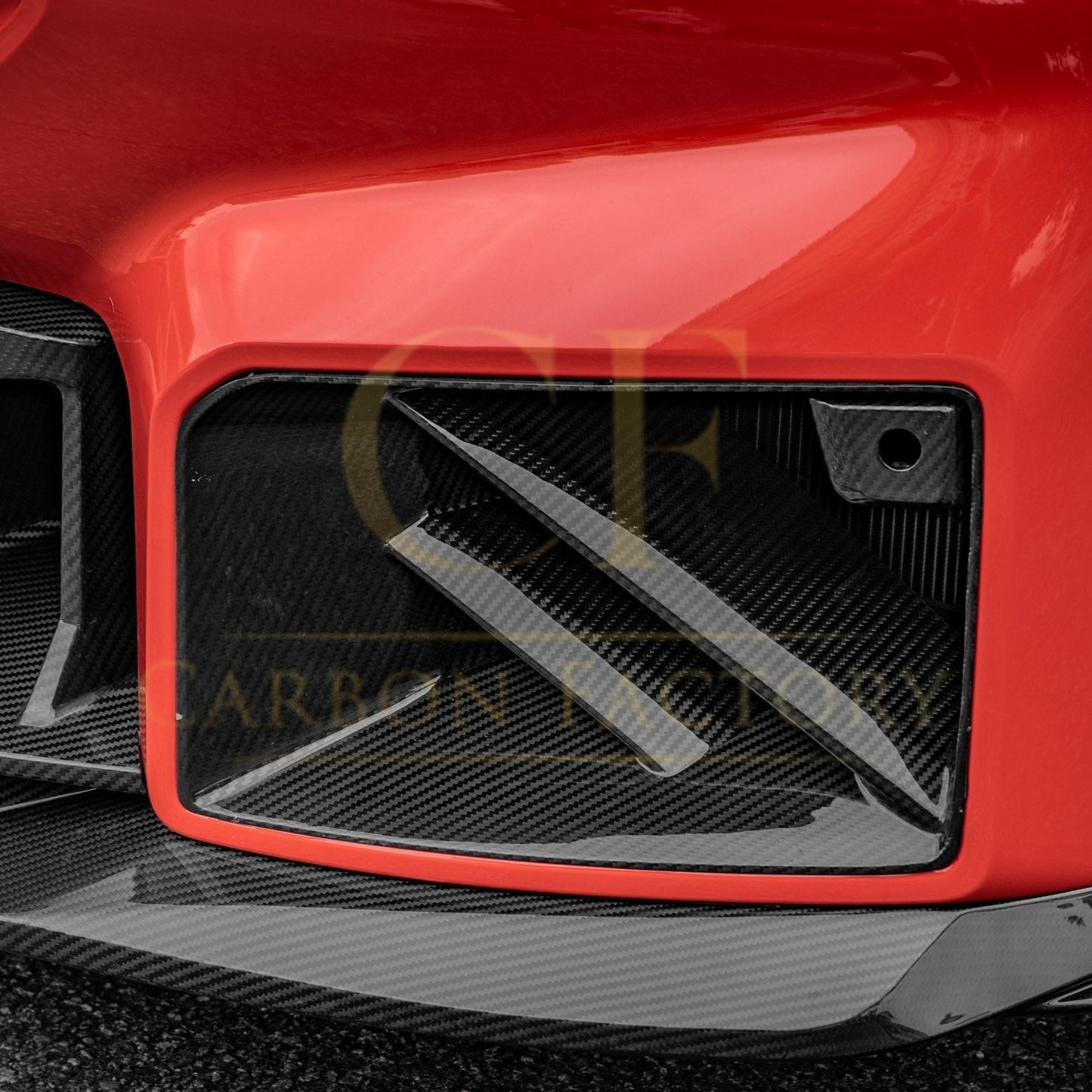 DS Style Pre-Preg Carbon Fibre Front Induction Trims for BMW G87 M2 23-Present-Carbon Factory