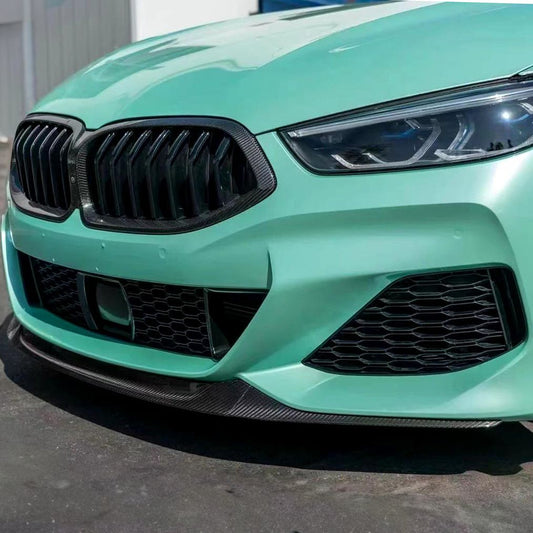 DS Style Pre-Preg Carbon Fibre Front Splitter for BMW G14 G15 G16 8 Series 18-24-Carbon Factory