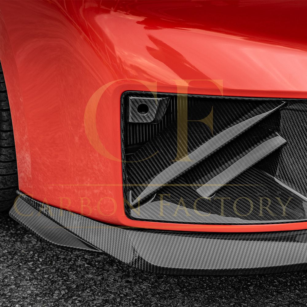 DS Style Pre-Preg Carbon Fibre Front Splitter for BMW G87 M2 23-Present-Carbon Factory