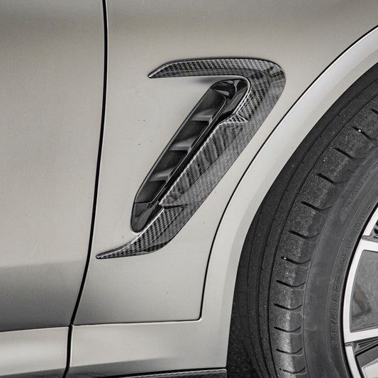DS Style Pre-Preg Carbon Fibre Side Fender Trims for BMW G01 X3 G02 X4 G08 IX3 LCI 22-25-Carbon Factory