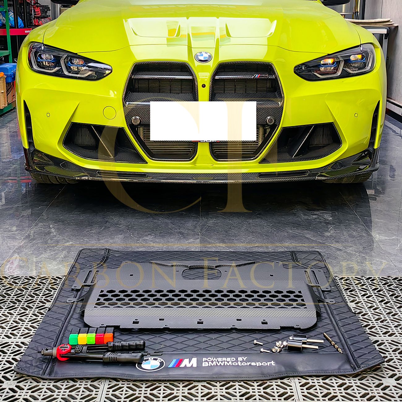 DS Style Pre-Preg Carbon Fibre Under Tray for BMW G80 M3 G82 G83 M4 21-Present-Carbon Factory