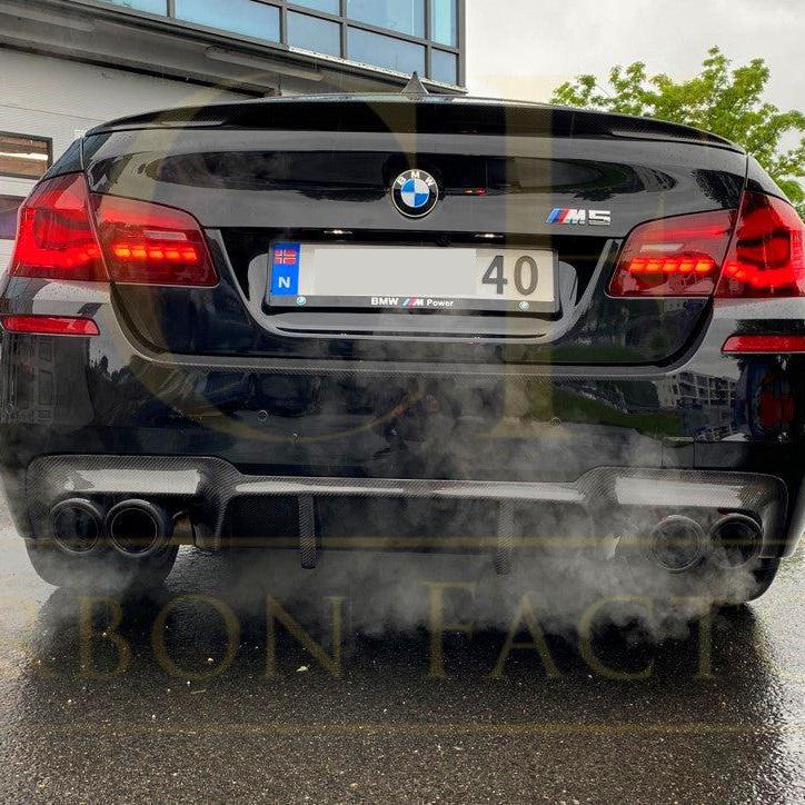 DTM Style Carbon Fibre Rear Diffuser for BMW F10 M5 10-17-Carbon Factory