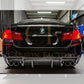 DTM Style Carbon Fibre Rear Diffuser for BMW F10 M5 10-17-Carbon Factory