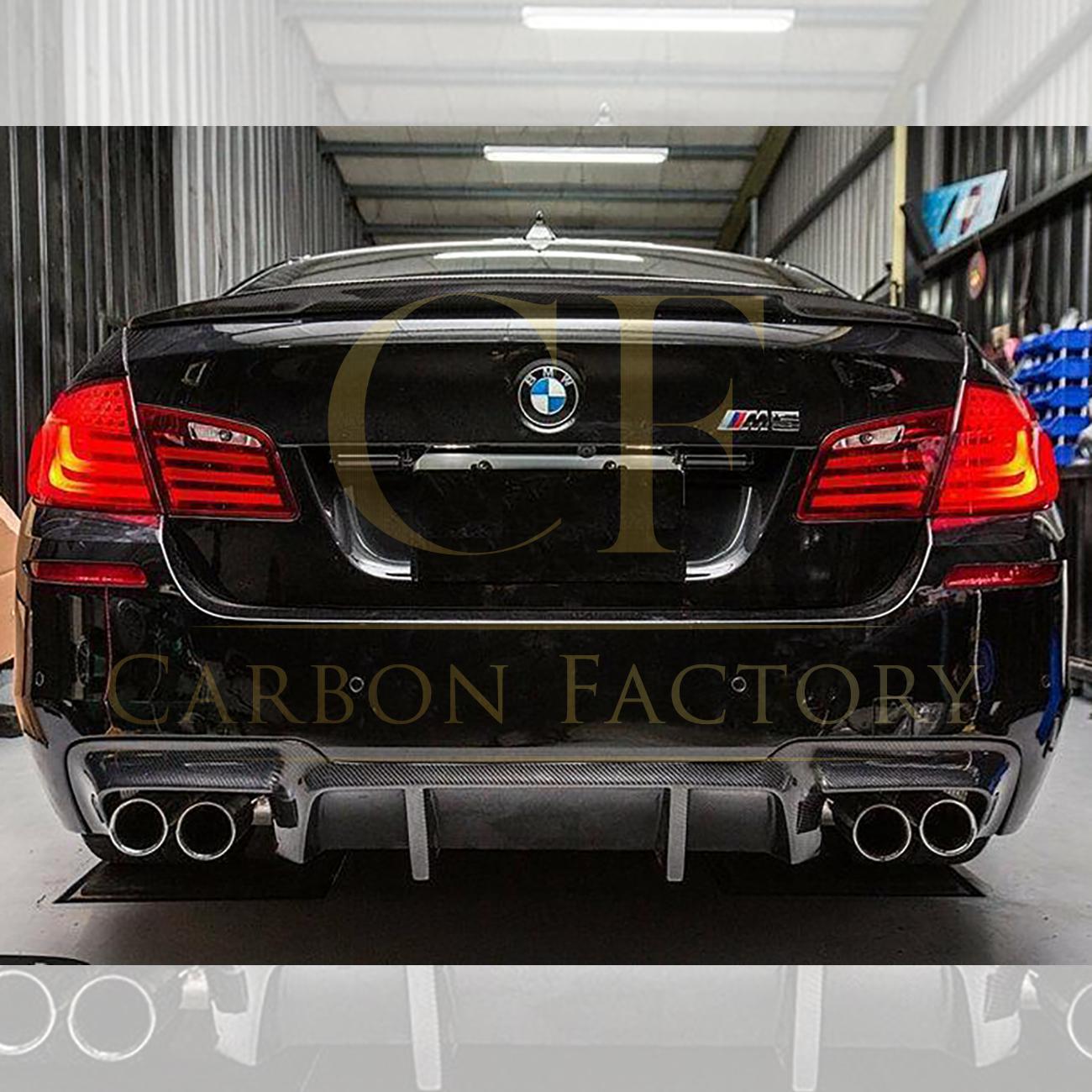 DTM Style Carbon Fibre Rear Diffuser for BMW F10 M5 10-17-Carbon Factory