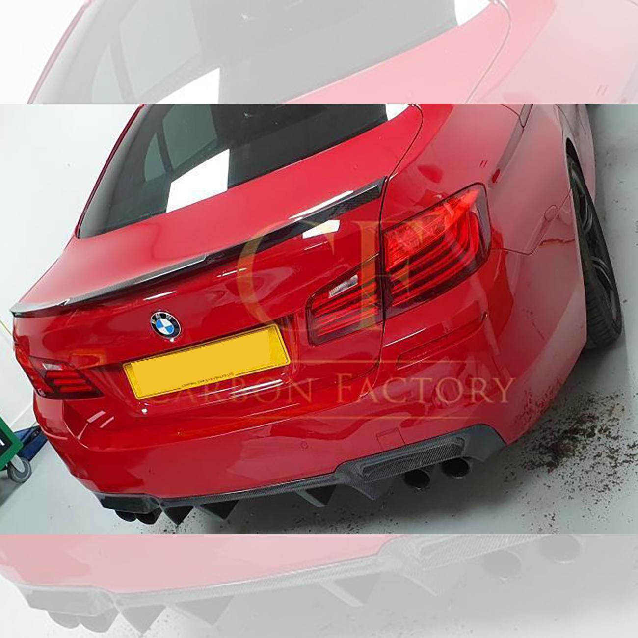 DTM Style Carbon Fibre Rear Diffuser for BMW F10 M5 10-17-Carbon Factory