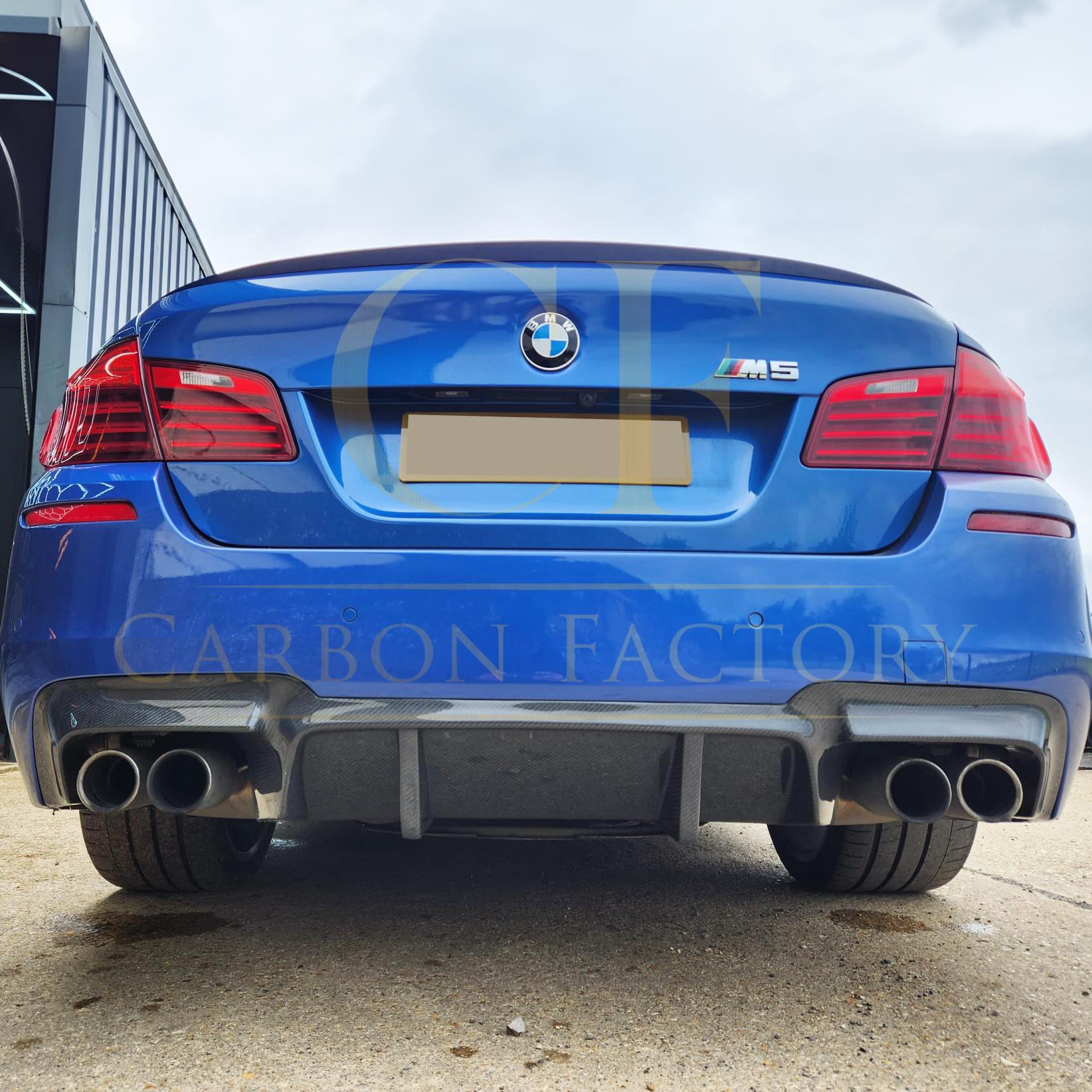 DTM Style Carbon Fibre Rear Diffuser for BMW F10 M5 10-17-Carbon Factory
