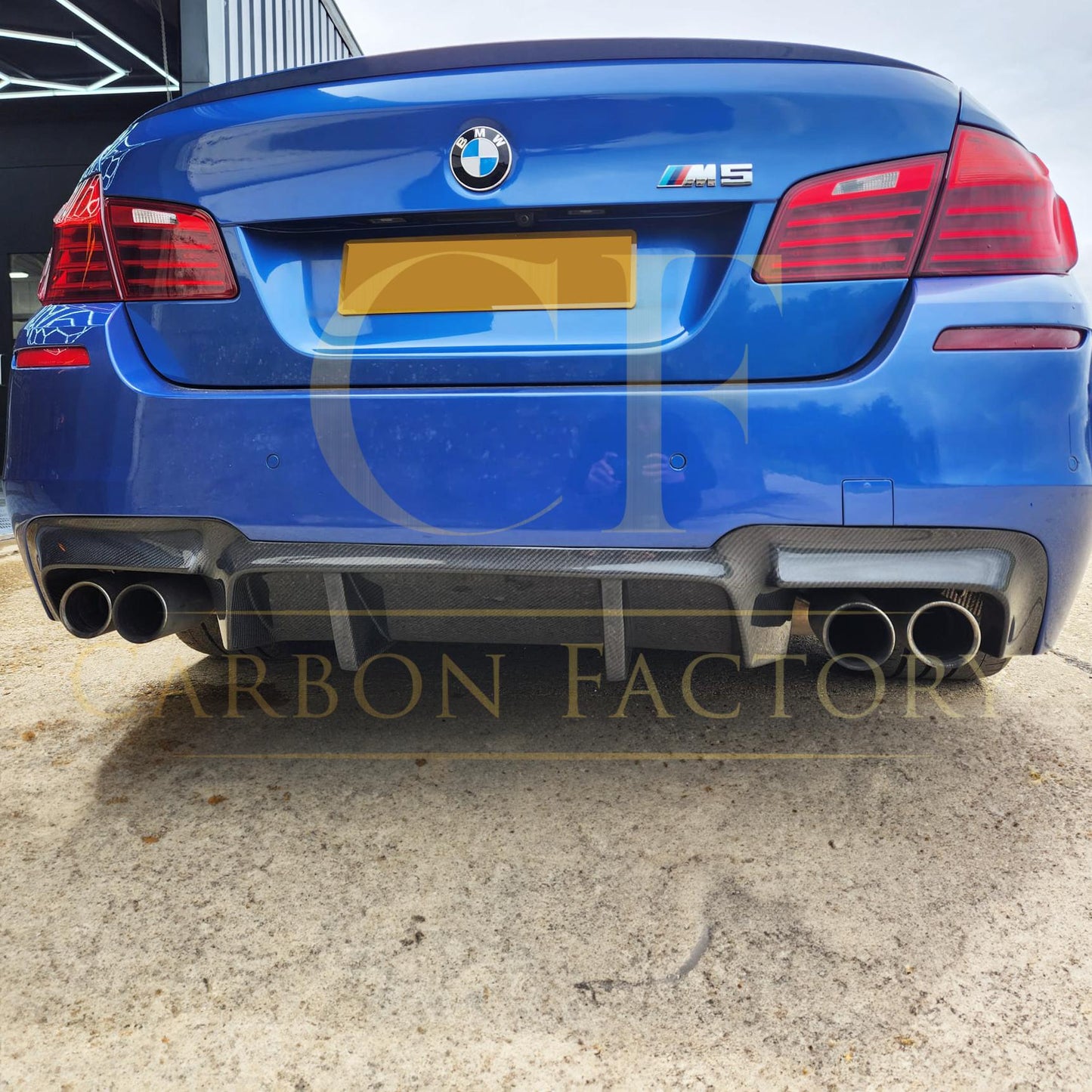 DTM Style Carbon Fibre Rear Diffuser for BMW F10 M5 10-17-Carbon Factory
