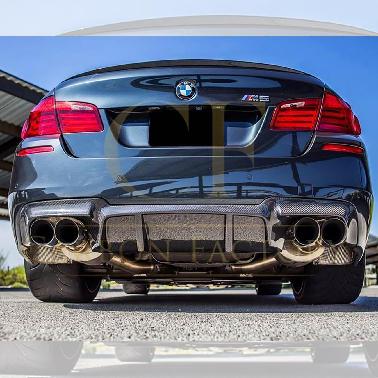 DTM Style Carbon Fibre Rear Diffuser for BMW F10 M5 10-17-Carbon Factory