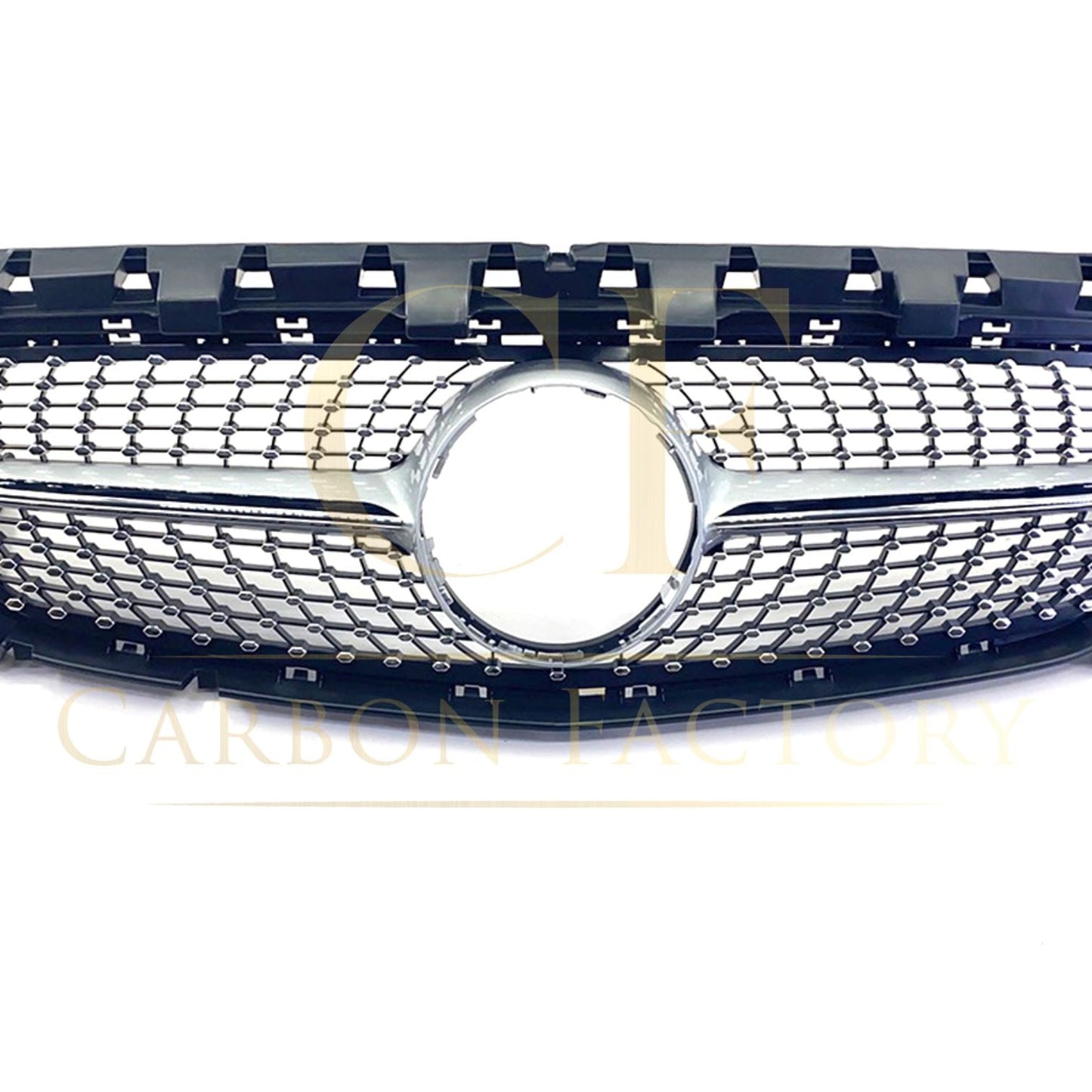 Diamond Style Front Grille for Mercedes Benz W117 CLA-Class 16-19-Carbon Factory
