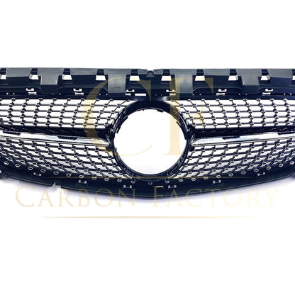 Diamond Style Front Grille for Mercedes Benz W117 CLA-Class 16-19-Carbon Factory