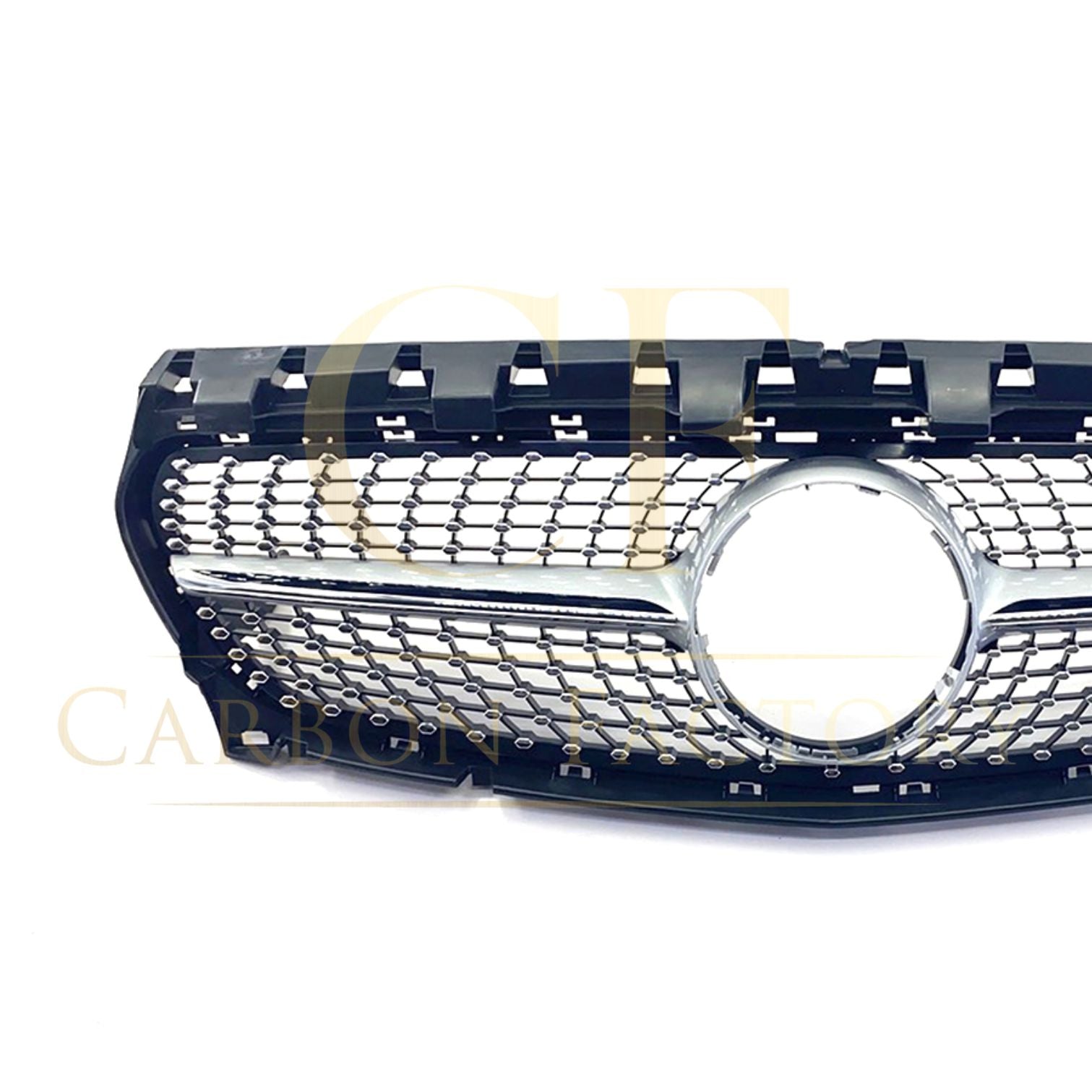 Diamond Style Front Grille for Mercedes Benz W117 CLA-Class 16-19-Carbon Factory