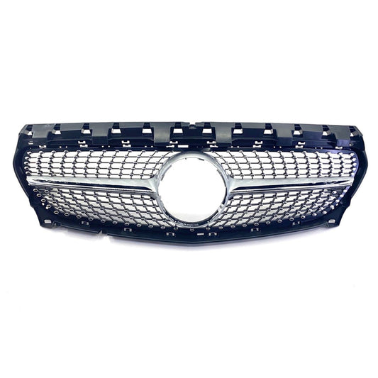Diamond Style Front Grille for Mercedes Benz W117 CLA-Class 16-19-Carbon Factory