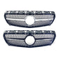 Diamond Style Front Grille for Mercedes Benz W176 A Class 12-15-Carbon Factory