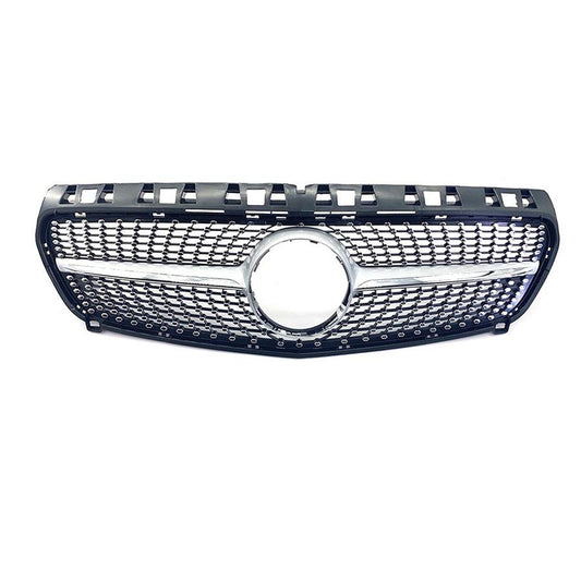 Diamond Style Front Grille for Mercedes Benz W176 A Class 12-15-Carbon Factory