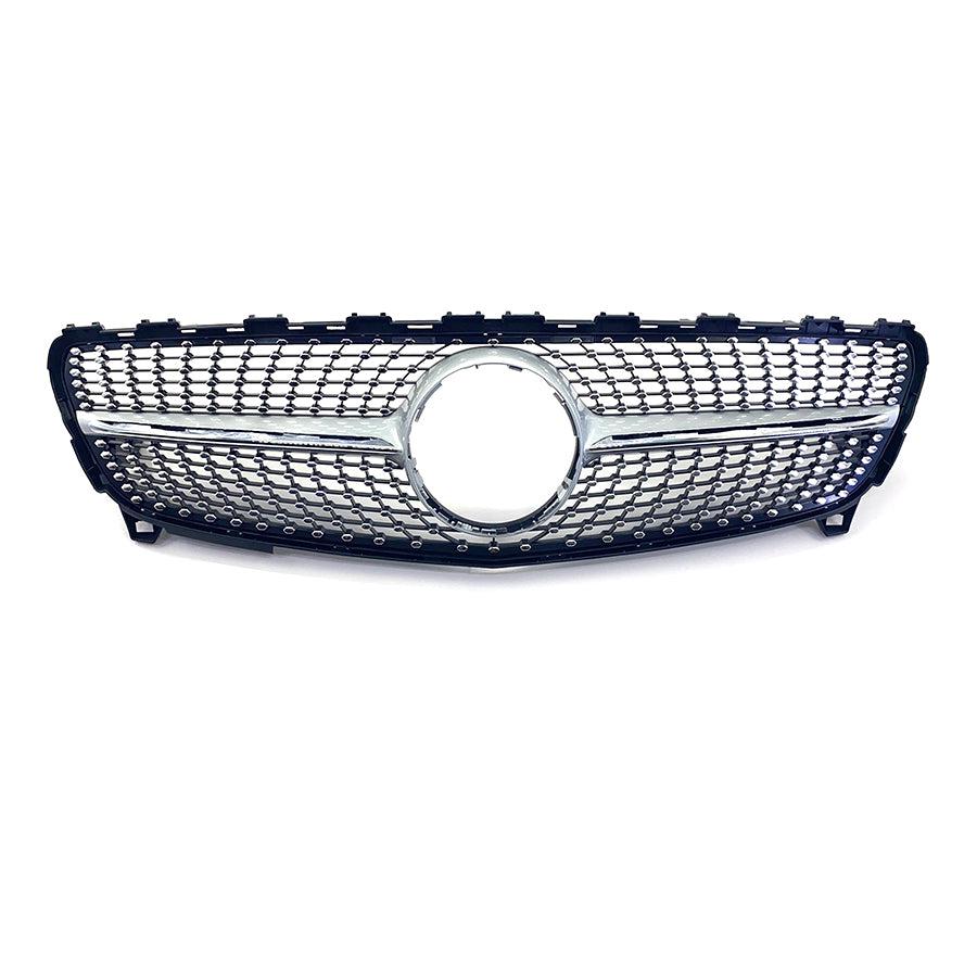 Diamond Style Front Grille for Mercedes Benz W177 A Class 18-23-Carbon Factory
