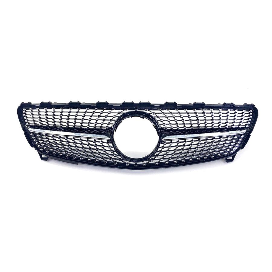 Diamond Style Front Grille for Mercedes Benz W177 A Class 18-23-Carbon Factory