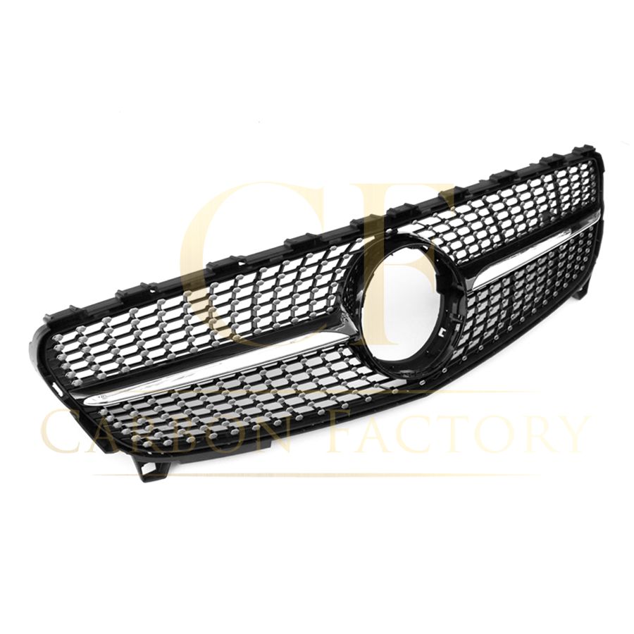 Diamond Style Front Grille for Mercedes Benz W177 A Class 18-23-Carbon Factory