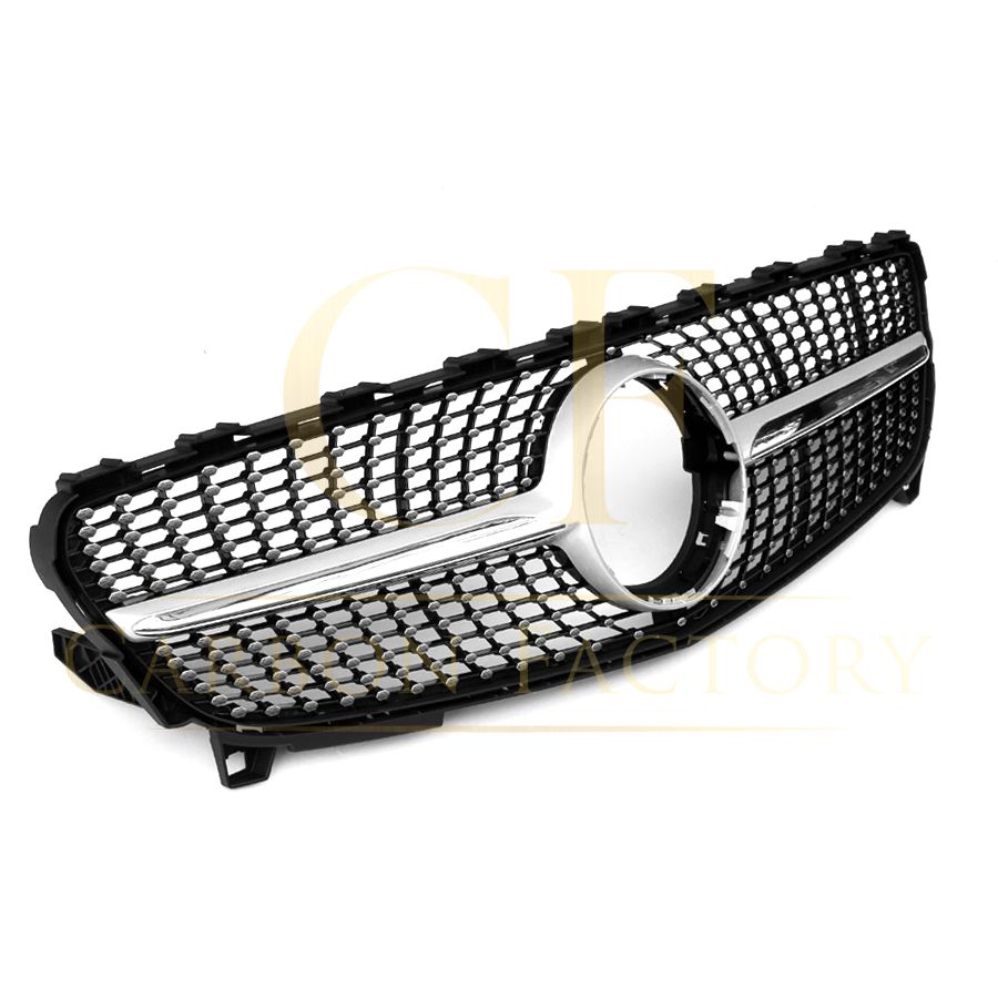 Diamond Style Front Grille for Mercedes Benz W177 A Class 18-23-Carbon Factory