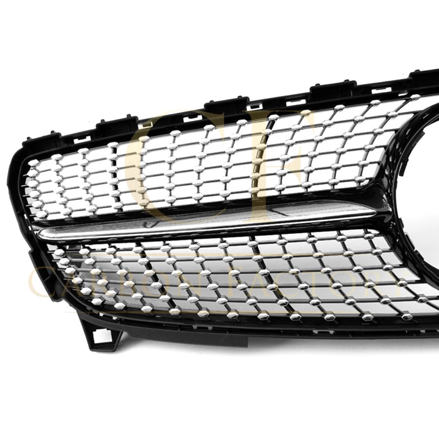 Diamond Style Front Grille for Mercedes Benz W177 A Class 18-23-Carbon Factory