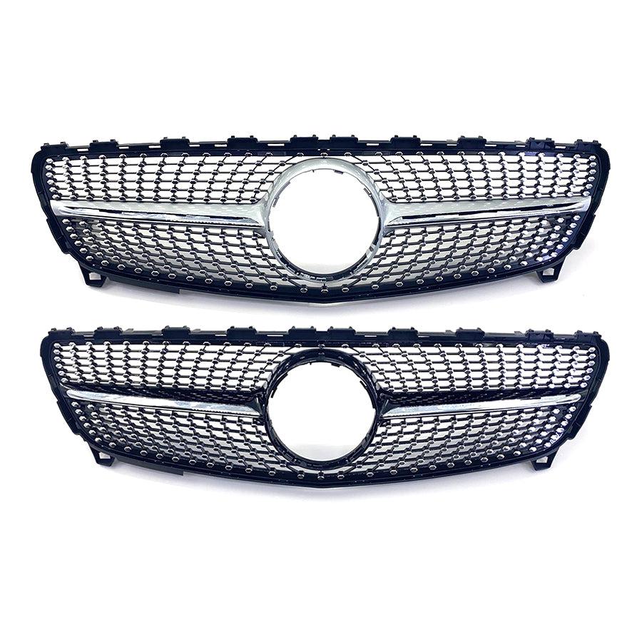 Diamond Style Front Grille for Mercedes Benz W177 A Class 18-23-Carbon Factory
