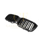 Double Slat Pre-Preg Carbon Fibre Front Grille for BMW F97 X3M F98 X4M LCI 22-24-Carbon Factory