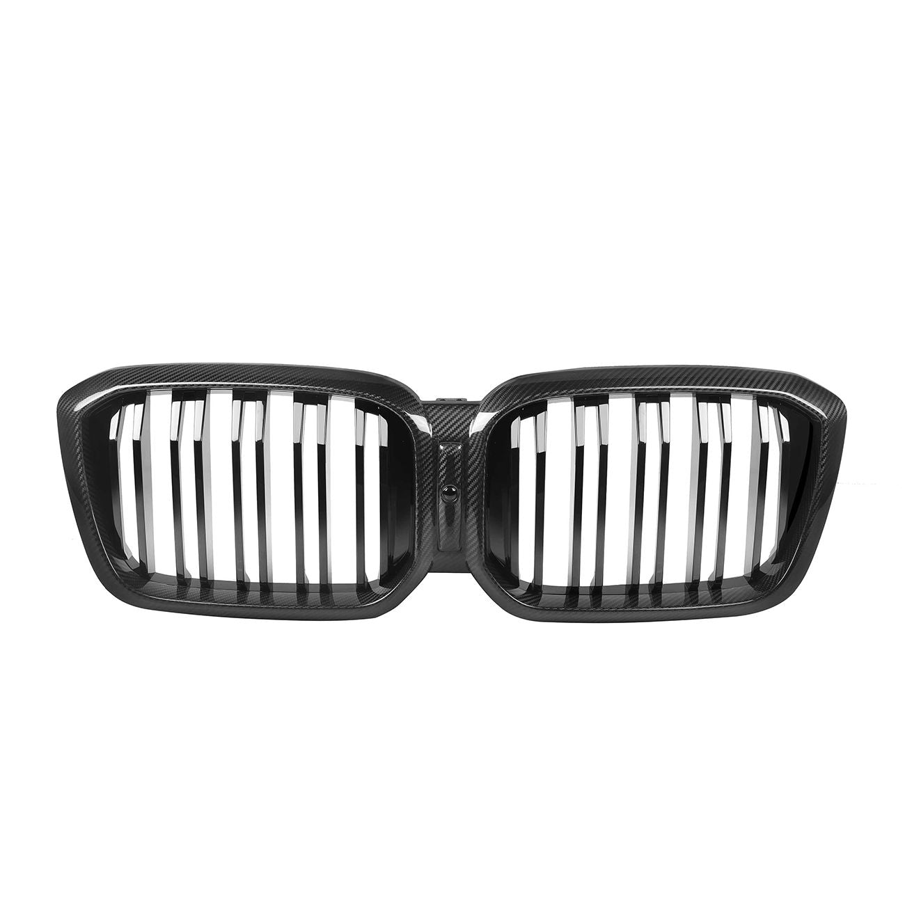 Double Slat Pre-Preg Carbon Fibre Front Grille for BMW F97 X3M F98 X4M LCI 22-24-Carbon Factory