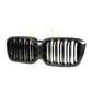 Double Slat Pre-Preg Carbon Fibre Front Grille for BMW F97 X3M F98 X4M LCI 22-24-Carbon Factory