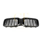 Double Slat Pre-Preg Carbon Fibre Front Grille for BMW F97 X3M F98 X4M LCI 22-24-Carbon Factory