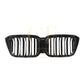 Double Slat Pre-Preg Carbon Fibre Front Grille for BMW F97 X3M F98 X4M LCI 22-24-Carbon Factory