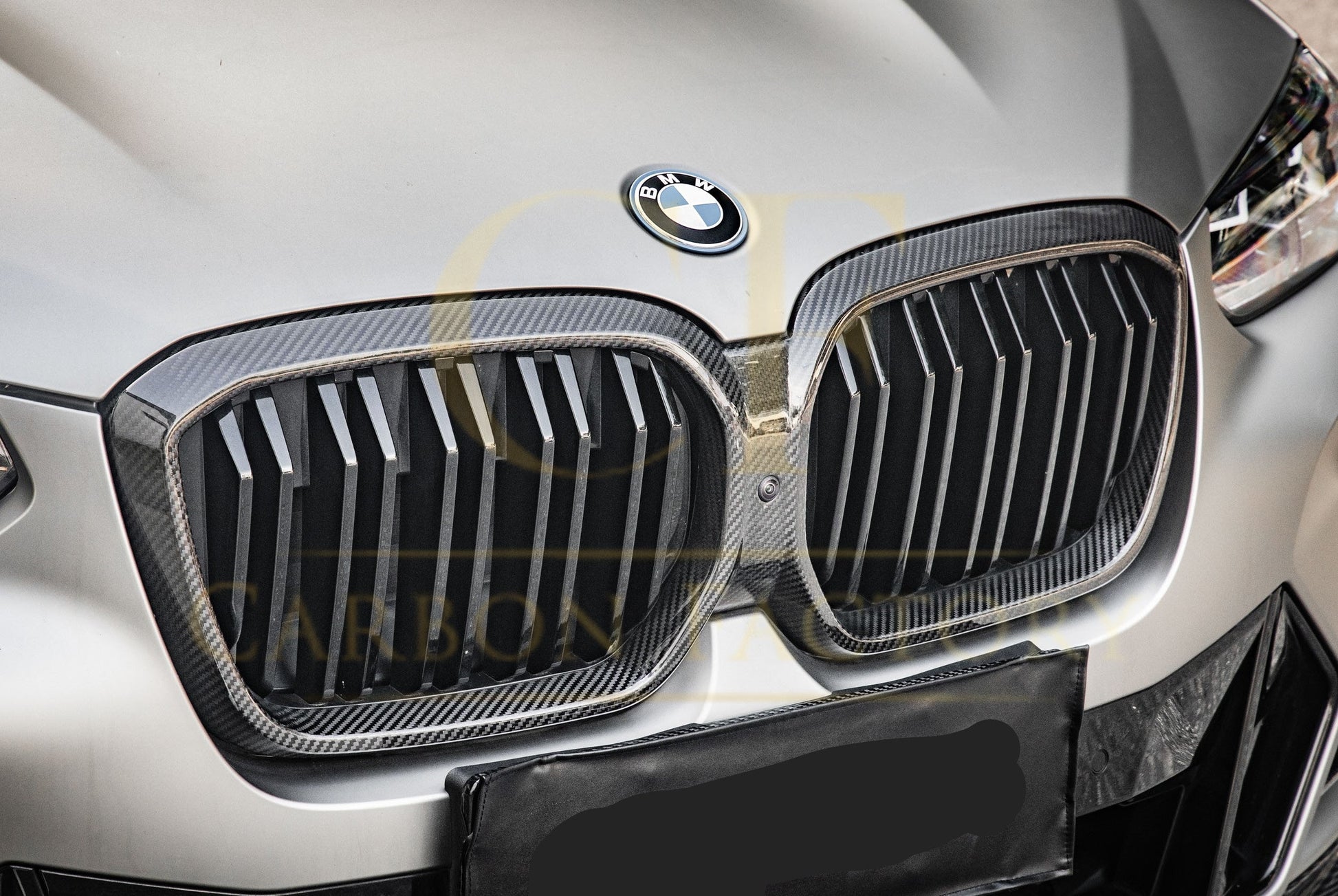 Double Slat Pre-Preg Carbon Fibre Front Grille for BMW G08 IX3 LCI 22-25-Carbon Factory