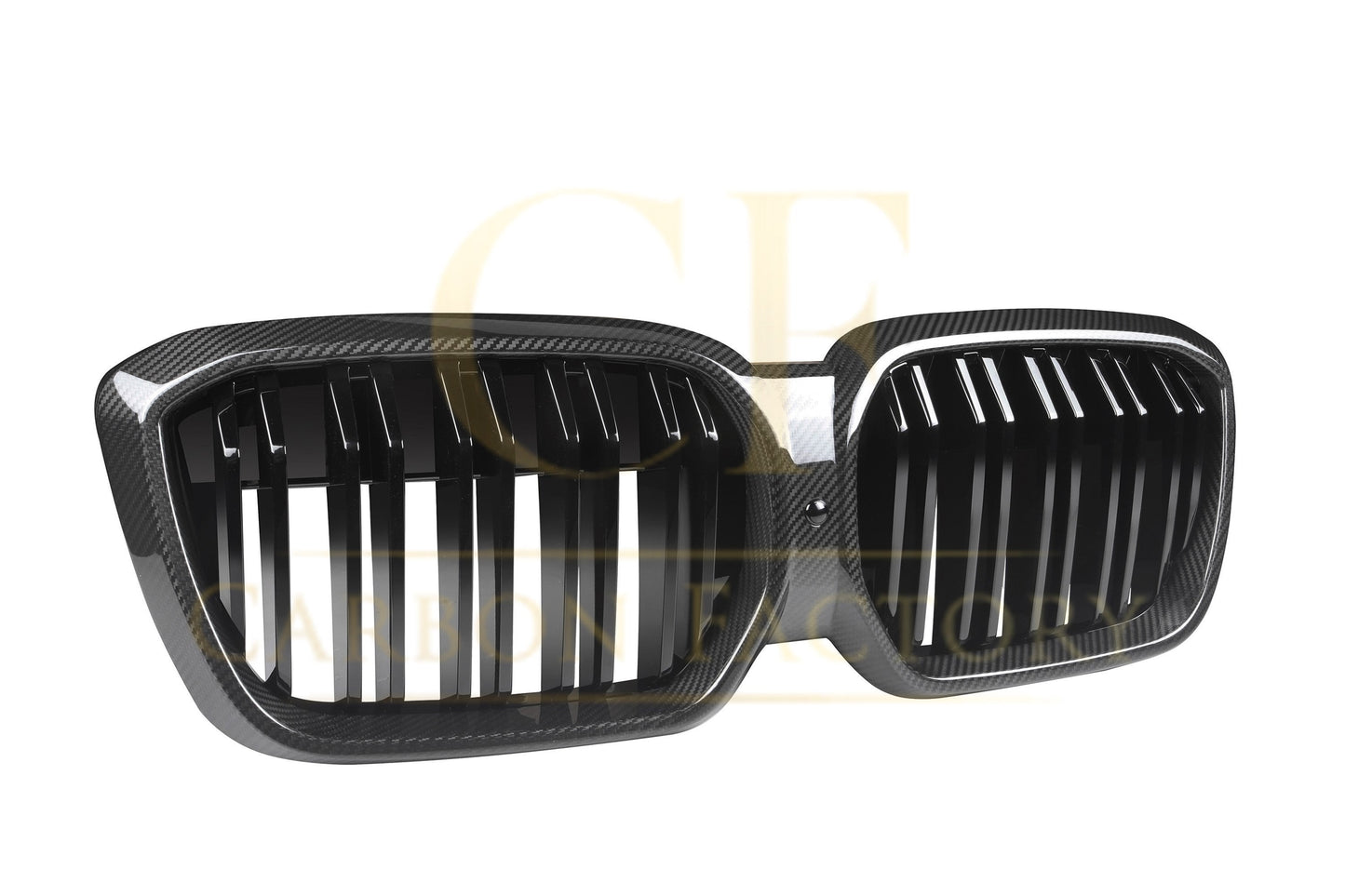 Double Slat Pre-Preg Carbon Fibre Front Grille for BMW G08 IX3 LCI 22-25-Carbon Factory