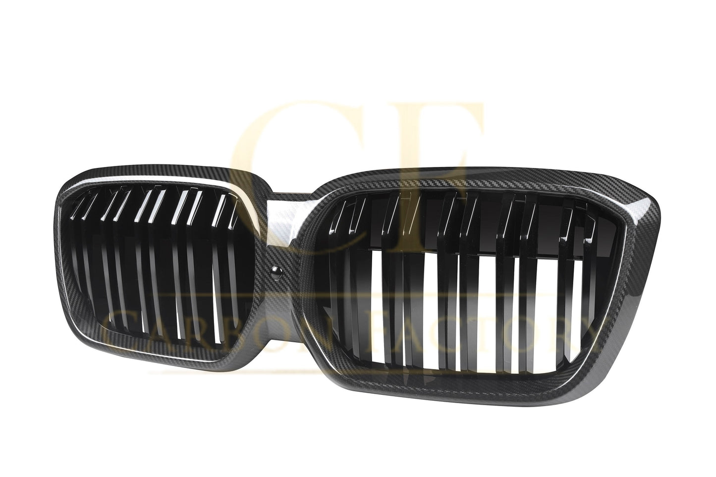 Double Slat Pre-Preg Carbon Fibre Front Grille for BMW G08 IX3 LCI 22-25-Carbon Factory