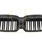 Double Slat Pre-Preg Carbon Fibre Front Grille for BMW G08 IX3 LCI 22-25-Carbon Factory