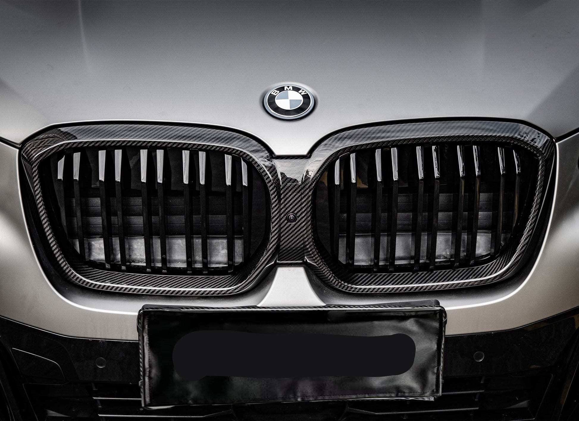 Double Slat Pre-Preg Carbon Fibre Front Grille for BMW G08 IX3 LCI 22-25-Carbon Factory
