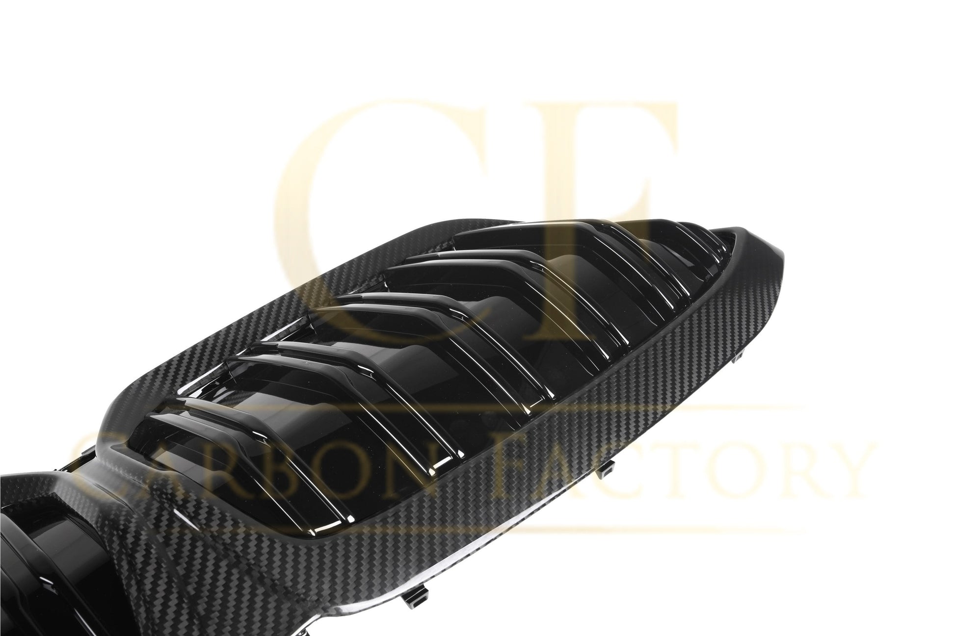 Double Slat Pre-Preg Carbon Fibre Front Grille for BMW i3 23-25-Carbon Factory