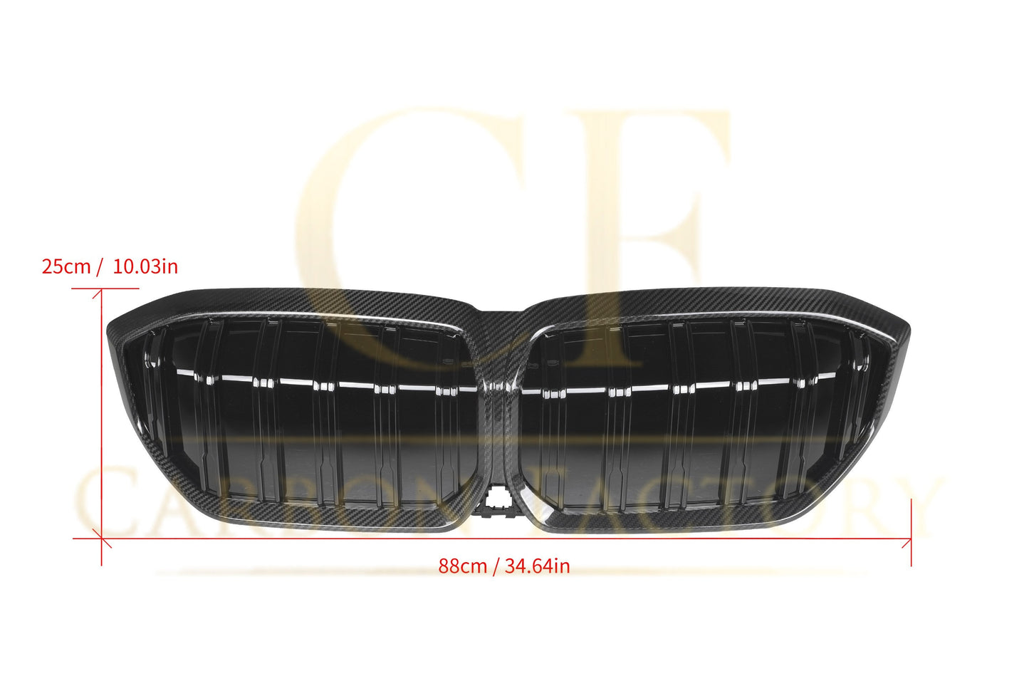 Double Slat Pre-Preg Carbon Fibre Front Grille for BMW i3 23-25-Carbon Factory