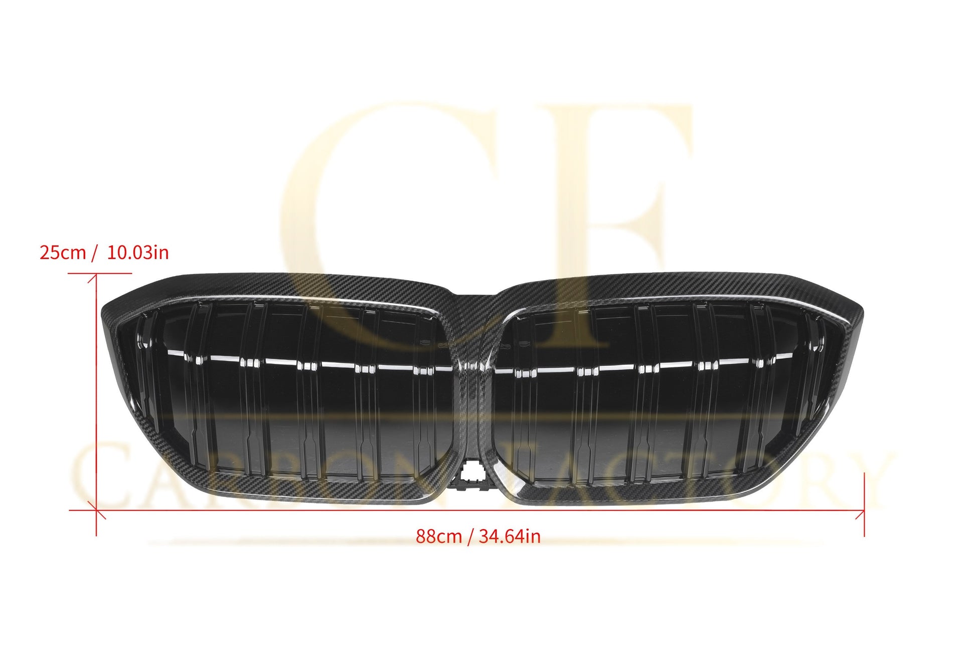 Double Slat Pre-Preg Carbon Fibre Front Grille for BMW i3 23-25-Carbon Factory