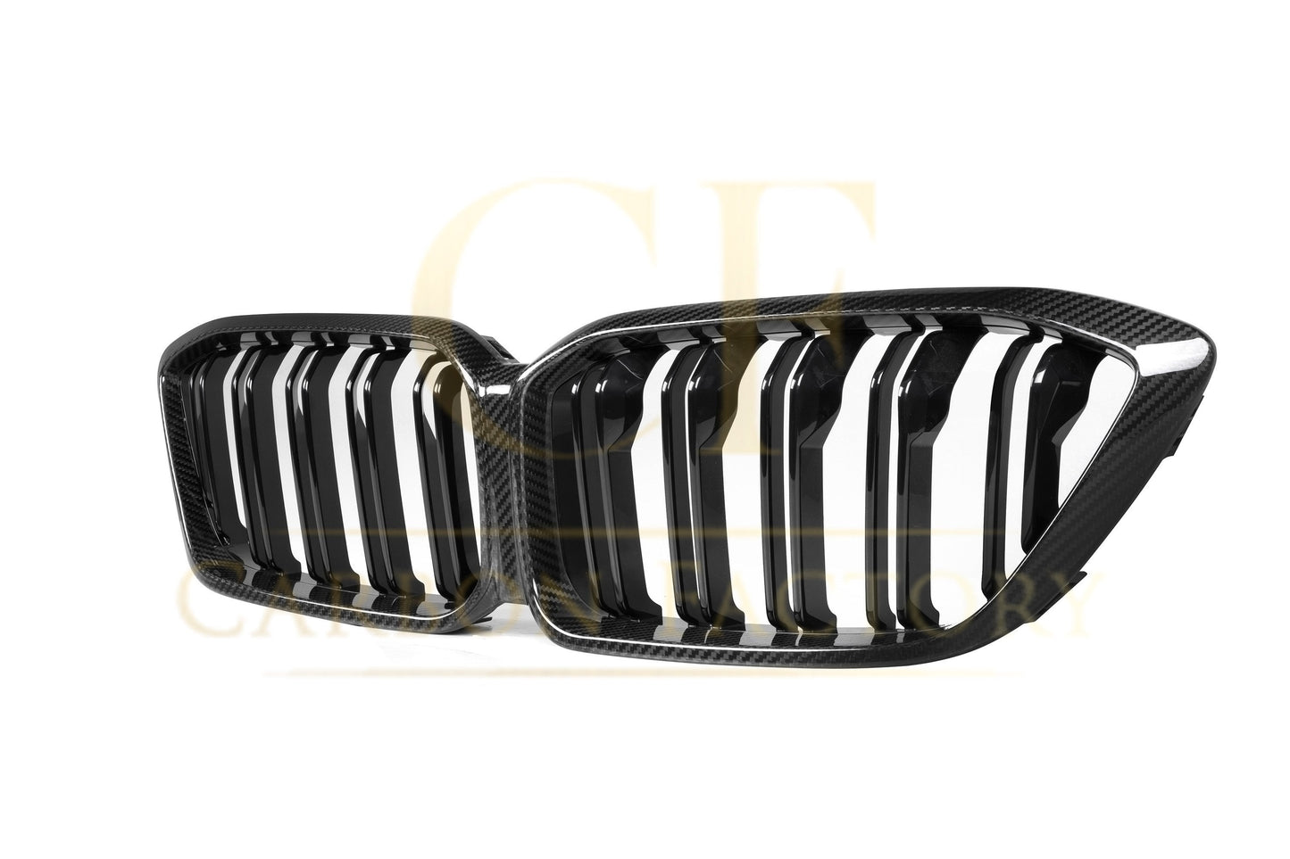 Double Slat Pre-preg Carbon Fibre Front Grille for BMW F87 M2C LCI Competition 13-20-Carbon Factory