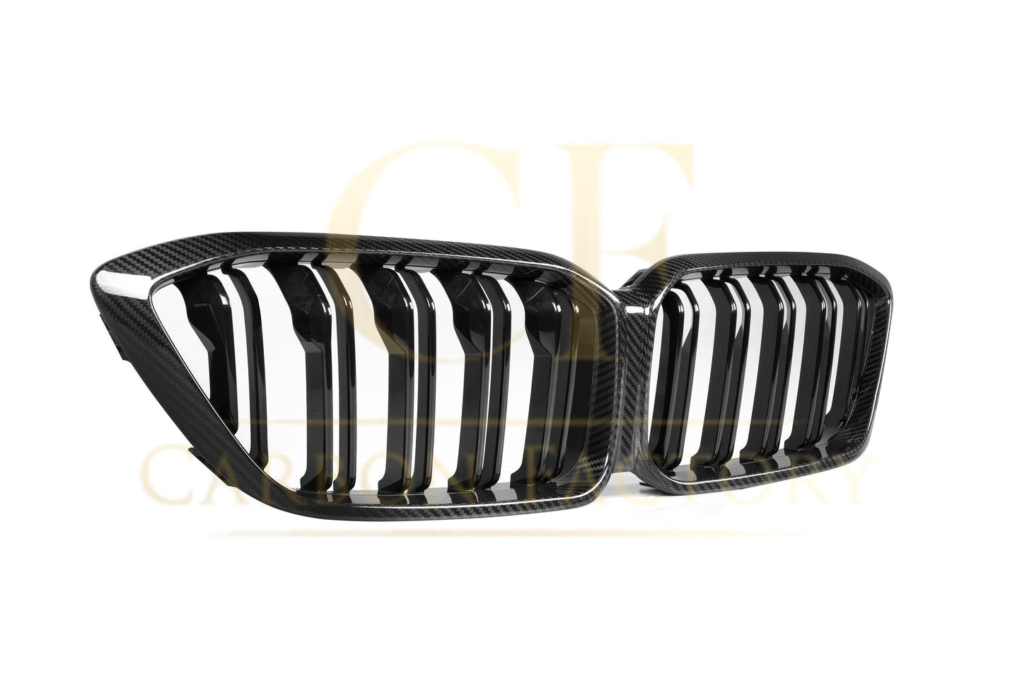 Double Slat Pre-preg Carbon Fibre Front Grille for BMW F87 M2C LCI Competition 13-20-Carbon Factory