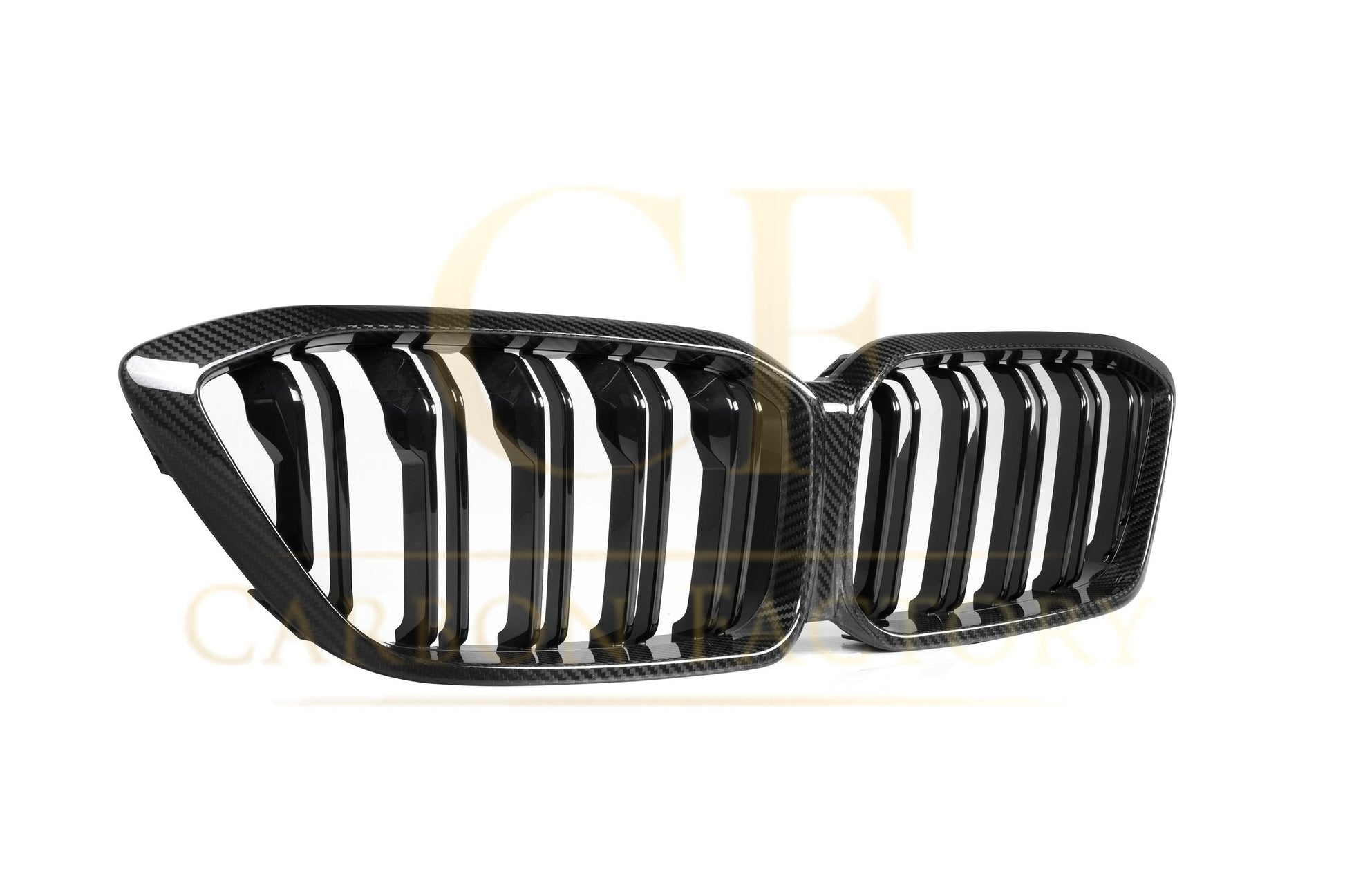 Double Slat Pre-preg Carbon Fibre Front Grille for BMW F87 M2C LCI Competition 13-20-Carbon Factory