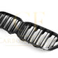 Double Slat Pre-preg Carbon Fibre Front Grille for BMW F87 M2C LCI Competition 13-20-Carbon Factory