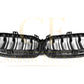 Double Slat Pre-preg Carbon Fibre Front Grille for BMW F87 M2C LCI Competition 13-20-Carbon Factory