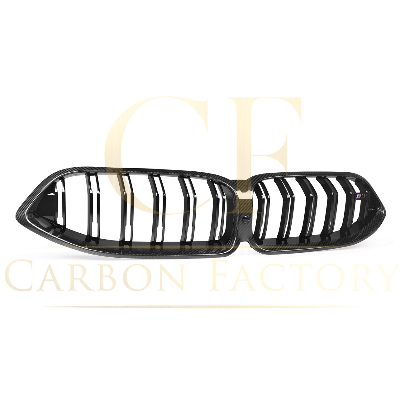 Double Slat Pre-preg Carbon Fibre Front Grille for BMW F91 F92 F93 M8 20-25-Carbon Factory
