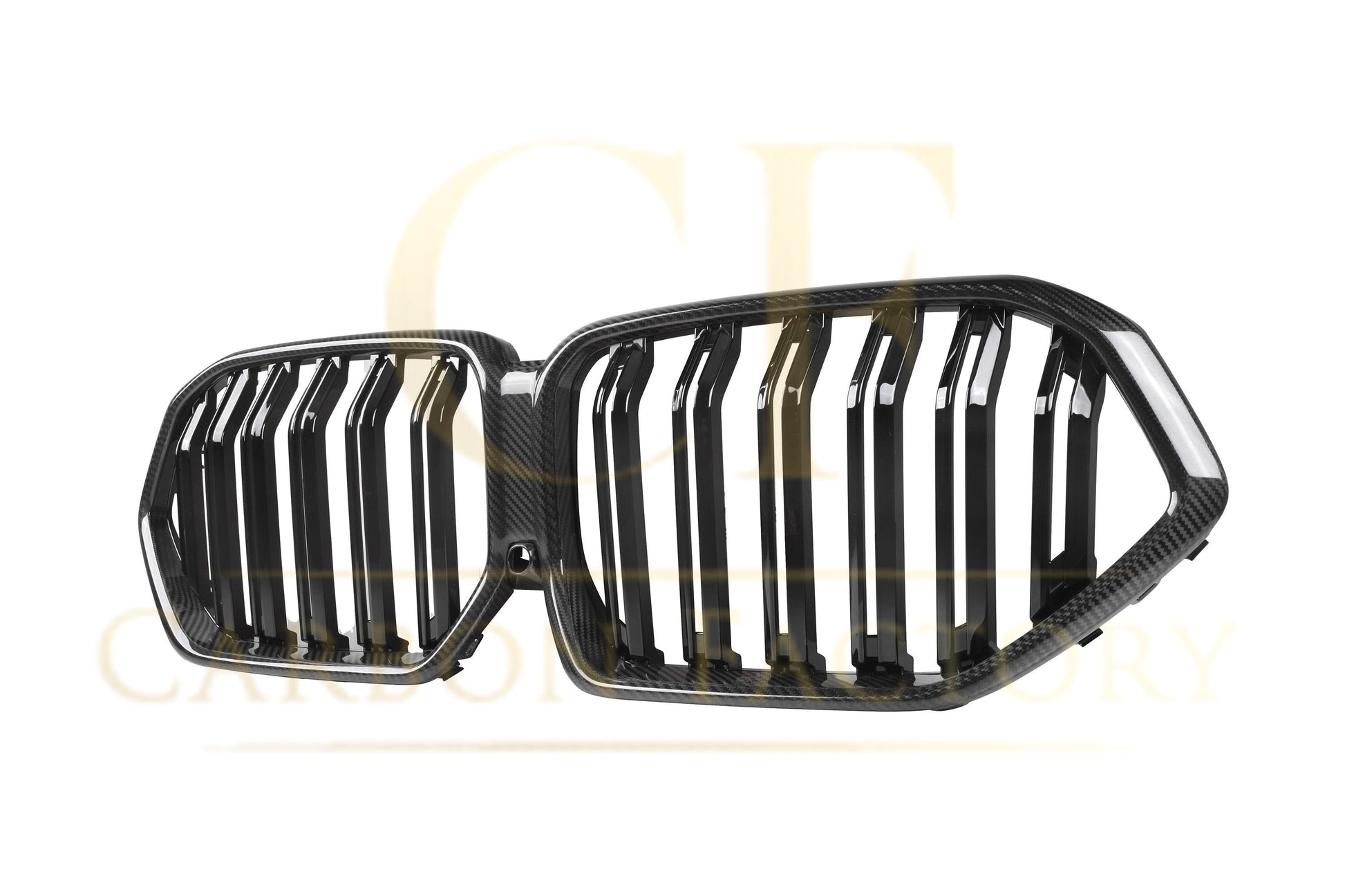 Double Slat Pre-preg Carbon Fibre Front Grille for BMW G06 X6 19-22-Carbon Factory