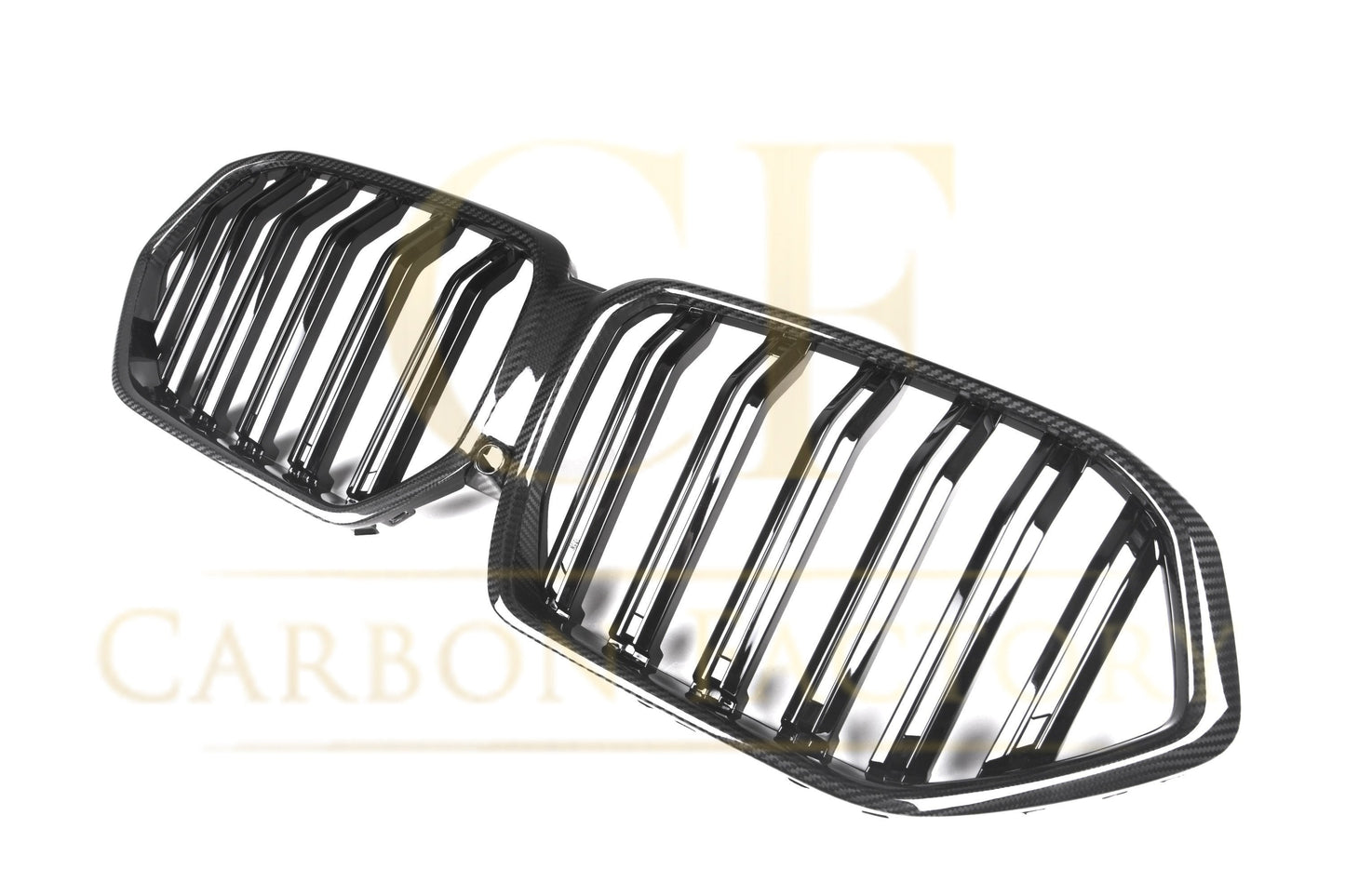 Double Slat Pre-preg Carbon Fibre Front Grille for BMW G06 X6 19-22-Carbon Factory