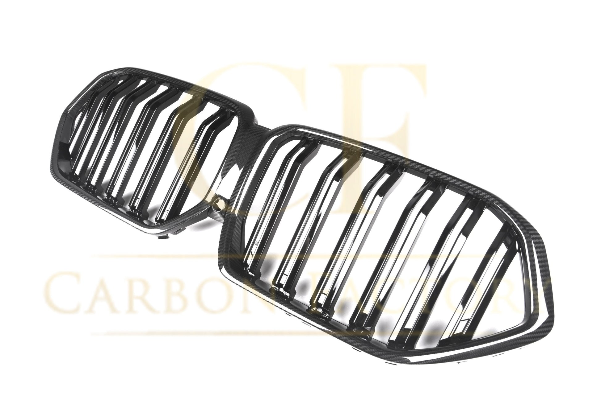 Double Slat Pre-preg Carbon Fibre Front Grille for BMW G06 X6 19-22-Carbon Factory