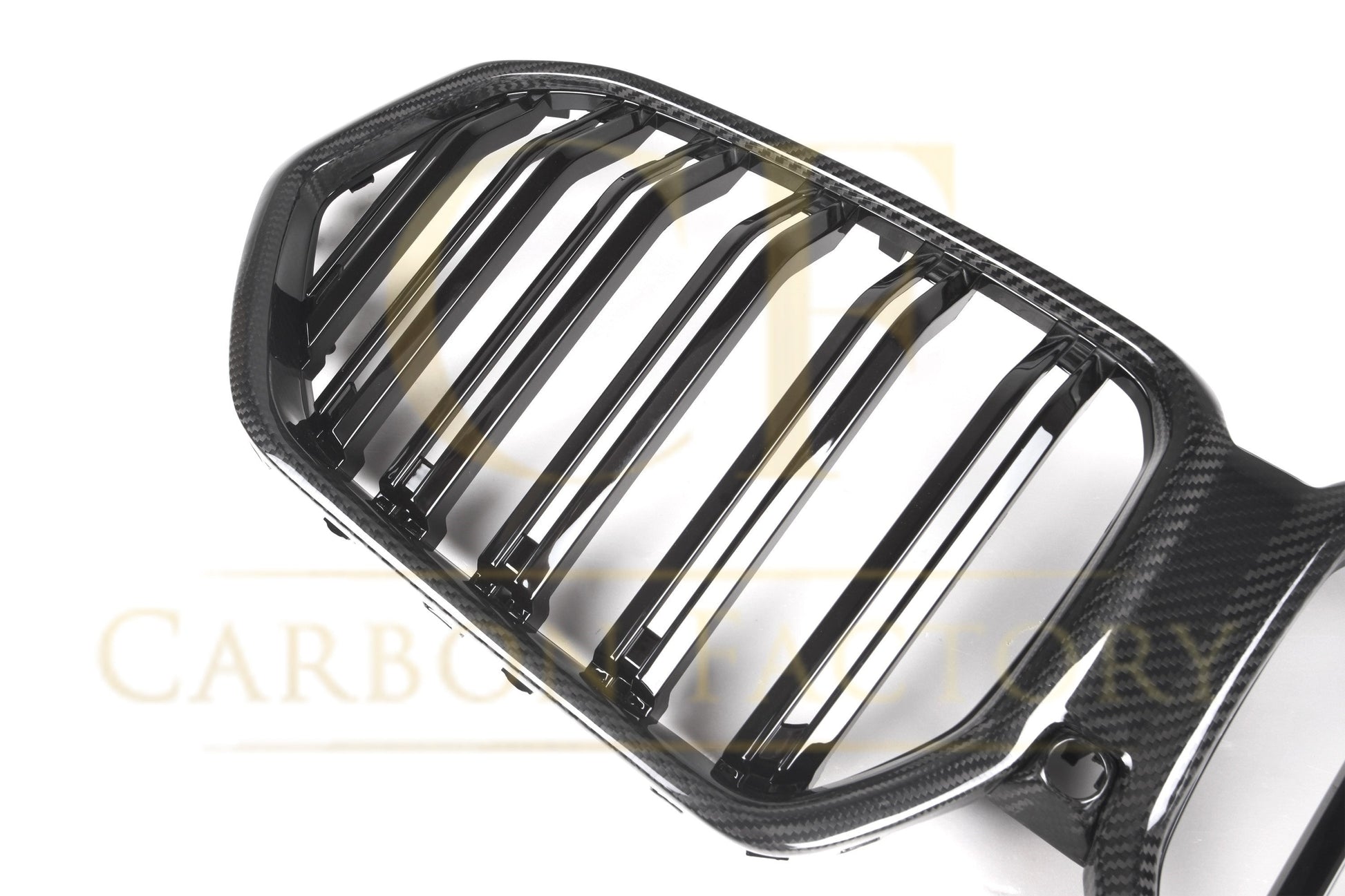 Double Slat Pre-preg Carbon Fibre Front Grille for BMW G06 X6 19-22-Carbon Factory