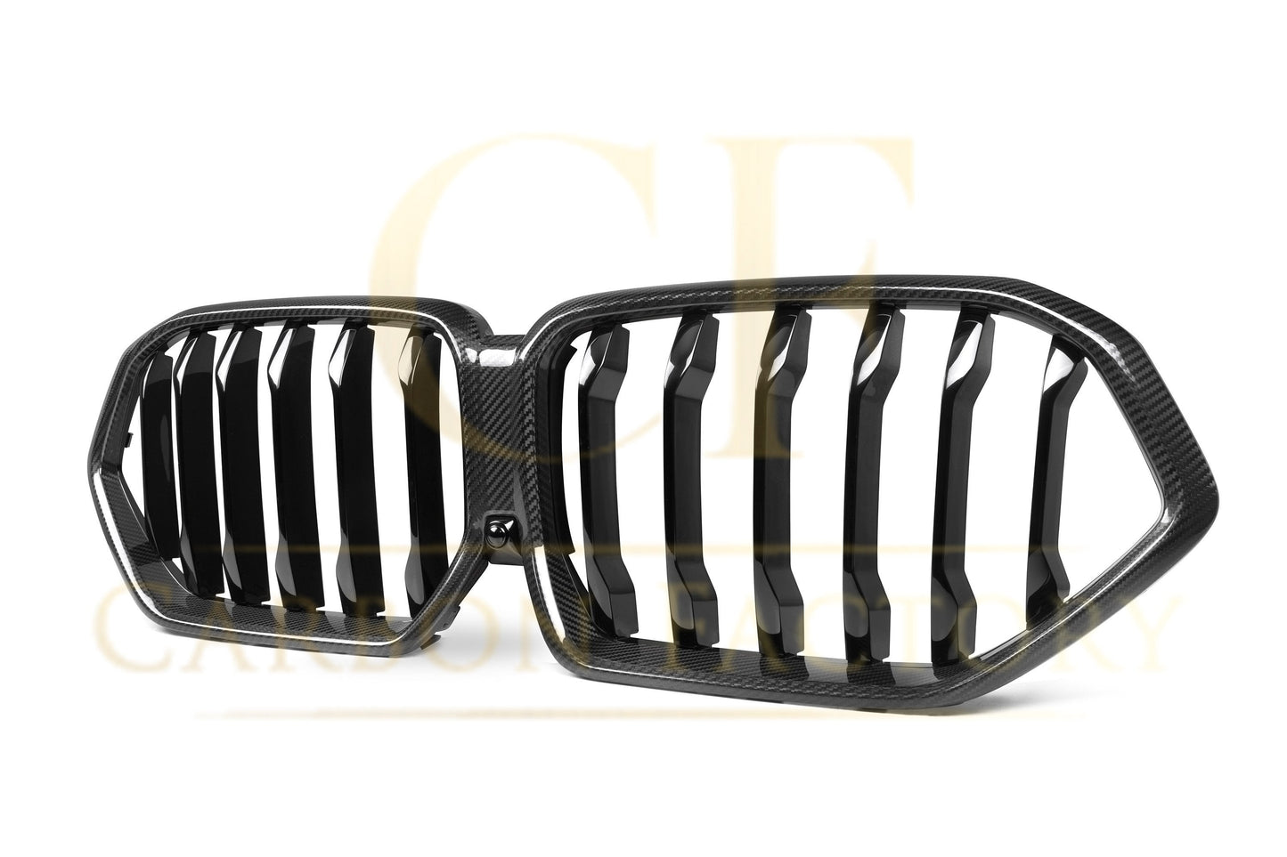 Double Slat Pre-preg Carbon Fibre Front Grille for BMW G06 X6 19-22-Carbon Factory
